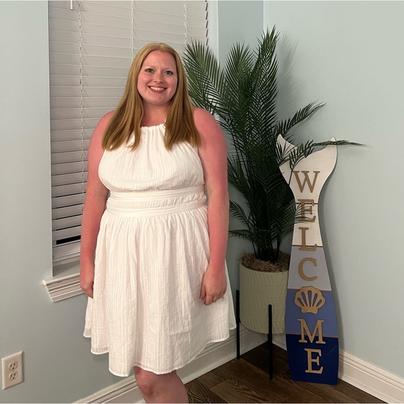 Wild Fable Women's Tie Back Mini Fit and Flare Dress - Picture 3 of 5